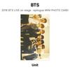 BTS 2016 BTS LIVE On Stage : Epilogue MINI PHOTO CARD Official Photocard