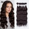 Extensões de cabelo sintético – Perucas de cabelo sintético