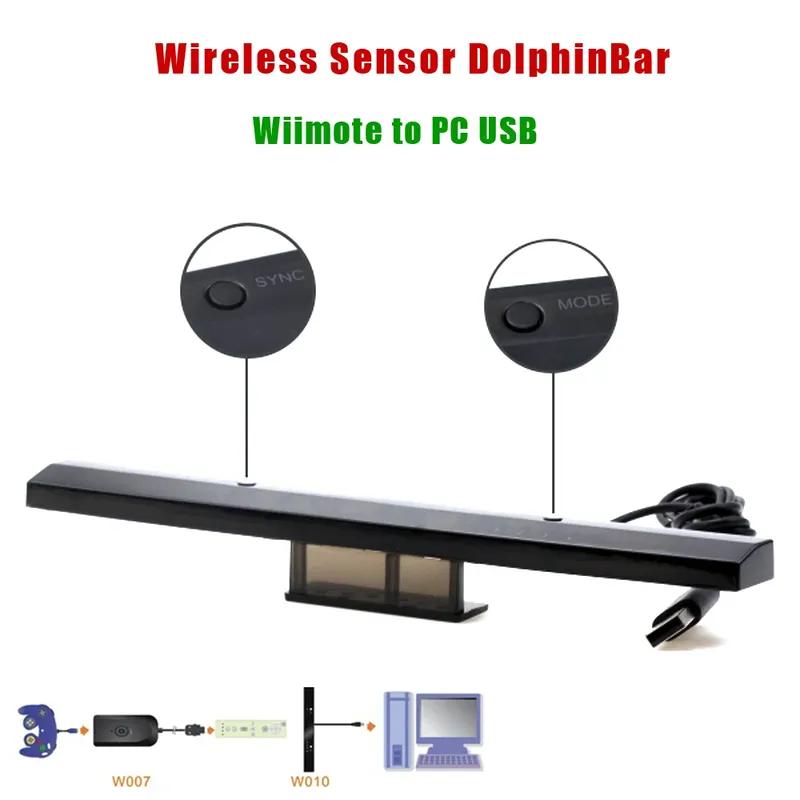 NEW MayFlash Wireless Sensor Dolphin Bar for Wii Remote Plus Controller To for Windows PC Support-Bluetooth  for Wii Kids Games