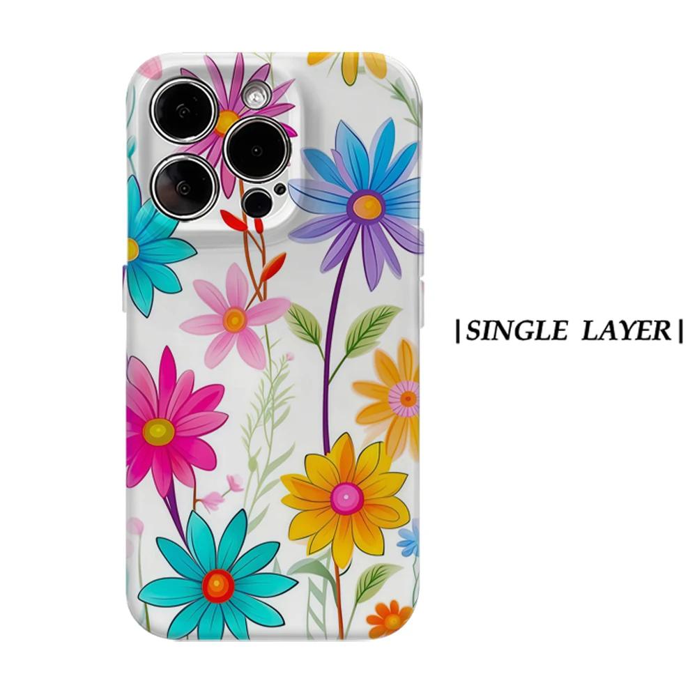

Vibrant Daisy Bloom Phone Case for IPhone 17 16 15 14 13 Pro Max Plus for Magnetic Single Double-layer Tough Case For iPhone XR