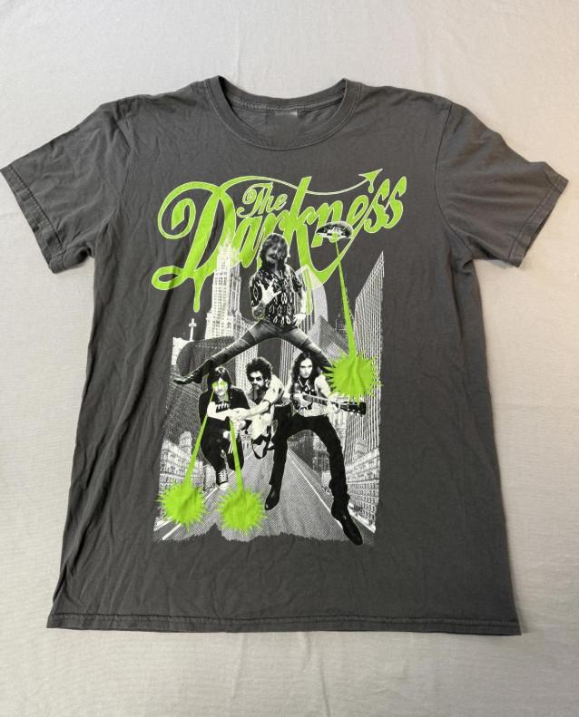 The Darkness Band Godzilla City Tweed T-Shirt Cotton Adult All Size BT875 S