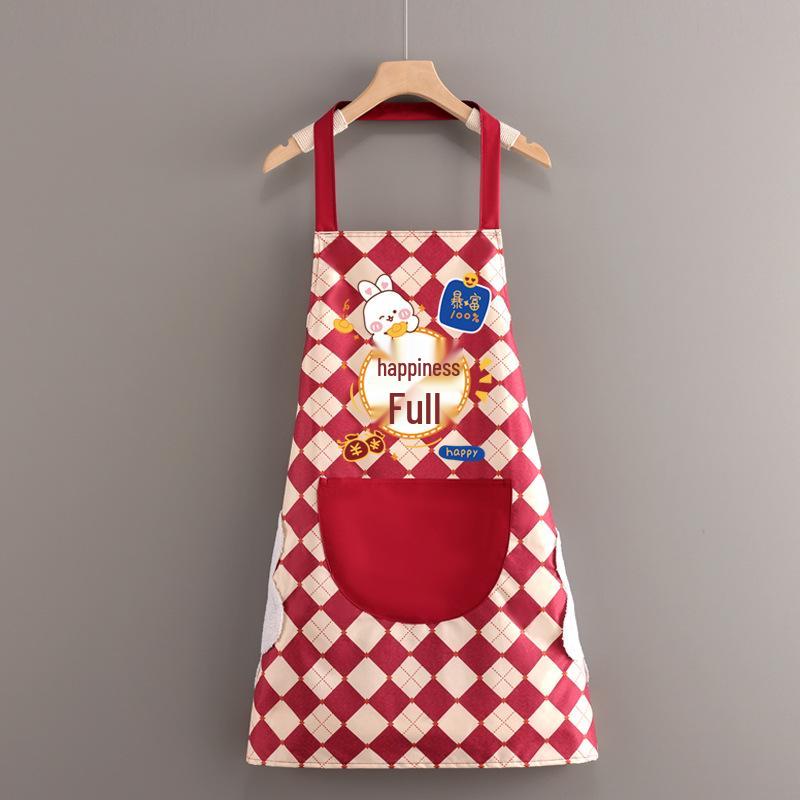 Women's Fashion Waterproof Apron - Oil-Proof, Stylish Waist for Cooking and Catering