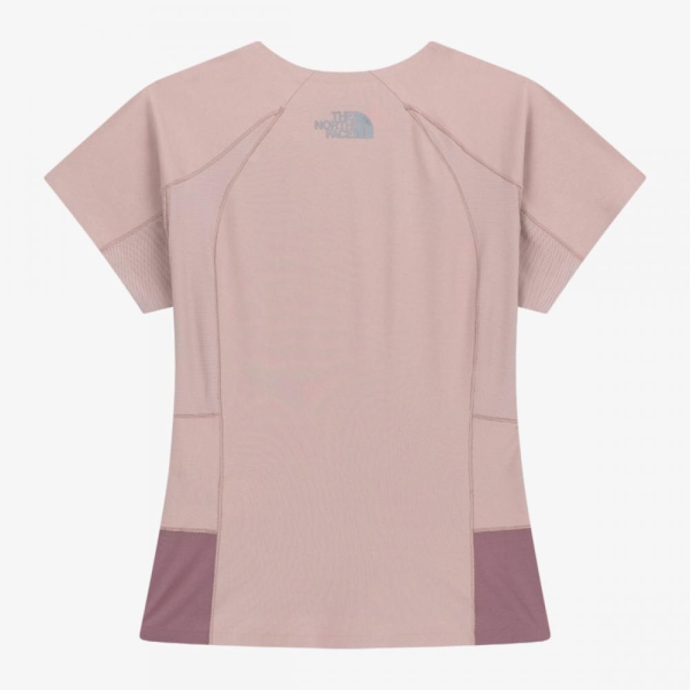 The North Face Women S Speedon T ShirT grayiSh Pink nT7ur80k