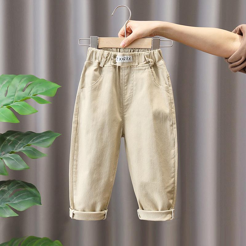 Frühlings- und Herbst-Jungen-Koreanische Baumwolle Freizeit- und Sporthosen