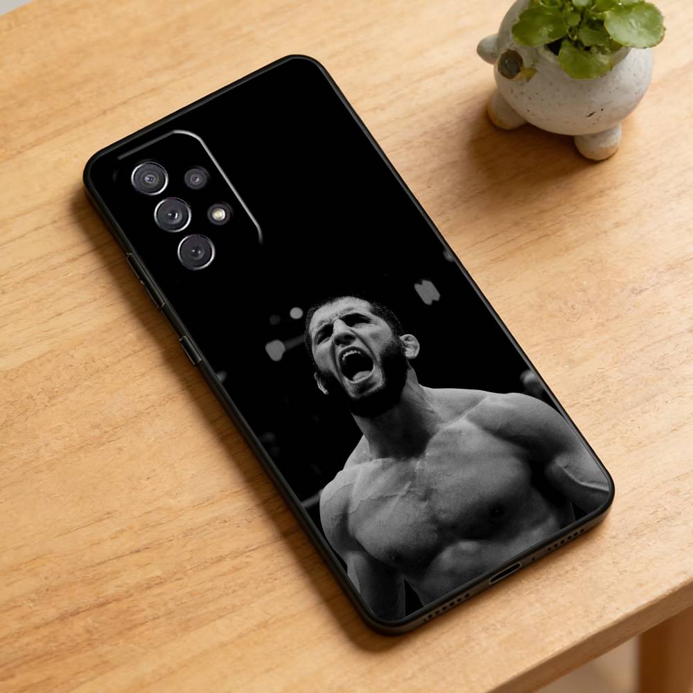 I-Islam Makhachev  Phone Case For Samsung Galaxy A73,A72,A71,A70,A52,A51 Others Soft Black Cover