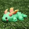 Green Dinosaur Simulation Dinosaur Model Swinging Pet 3D Printing Toys  Children Girls Boys
