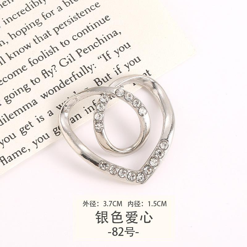 3pcs Clothes Corner Knot Buckle, T-Shirt Waist Decorative Ring and Creative Scarf Buckle, Suitable for Clothes, Belts & Scarves