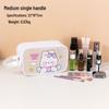 Women's Waterproof Cartoon Toiletry Bag - Portable PVC Travel Cosmetic Organizer