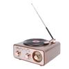 AM FM SW Radio Retro   Speaker Rechargeable 1200mAh Battery Record Player   Speaker for Home Kitchen Outdoor