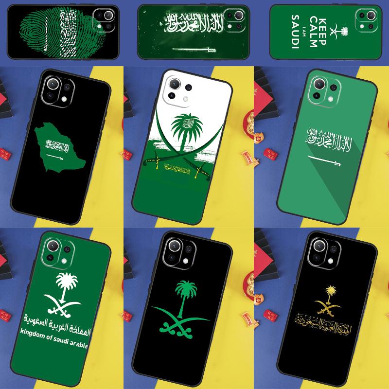 Saudi Arabia Flag Case For Xiaomi 15 13 14 Ultra 14T 11T 12T 13T Pro POCO X7 Pro X3 X5 X6 F5 F6 M6 Pro Cover