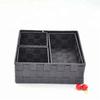 Drawer storage box woven strap storage box cube basket container divider for organizing drawers 4-piece set