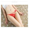Amazon Sexy Thong Full Transparent Lace Embroidered Panties Women's Low Waist Hollow Hot T-pants 2212