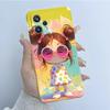 For Realme 9 Pro Plus Phone Case RMX3392 RMX3393 Flower Girl Design Soft Silicone TPU Back Housing For Realme9 4G RMX3521 Covers