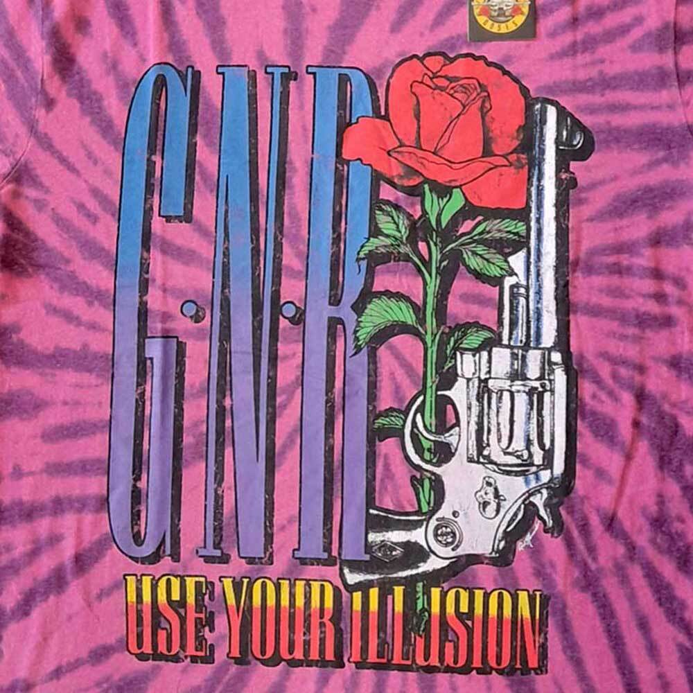Guns N Roses Koszulka dla dzieci/Dzieci Użyj pistoletu Illusion