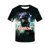 Roblox Game kids T-shirt cosplay costumes Child Cartoon Short sleeve top 3D Print Casual Street Clothes