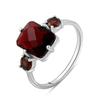 Bague en argent avec grenat naturel 3,25 ct (2095460)