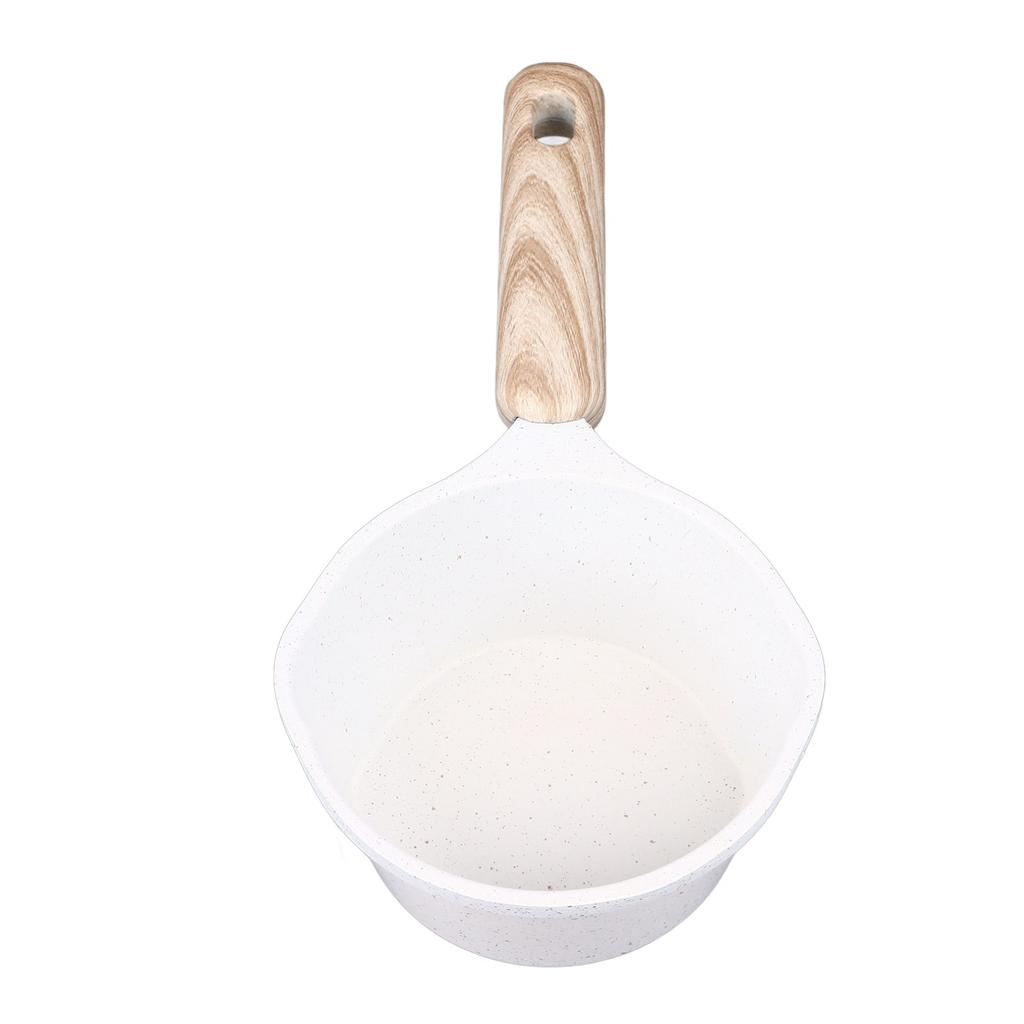 Kitchen Sauce Pan Prevents Stick Deepening Height   Stone Sauce Pot with Pour Spouts for Pouring Oil Milk Heating Frying