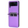 Anti -Drop Card Slot Leather Funda Case For Samsung Galaxy Z Flip 4 5g Flip4 Flip 3 Flip3 Zflip4 Cell Phone Accessories Cases