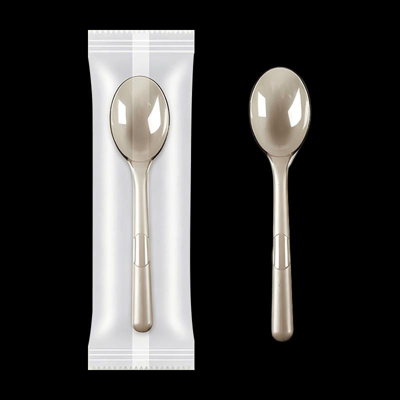 Jiwanggu Individually Wrapped Thickened Plastic Spoons