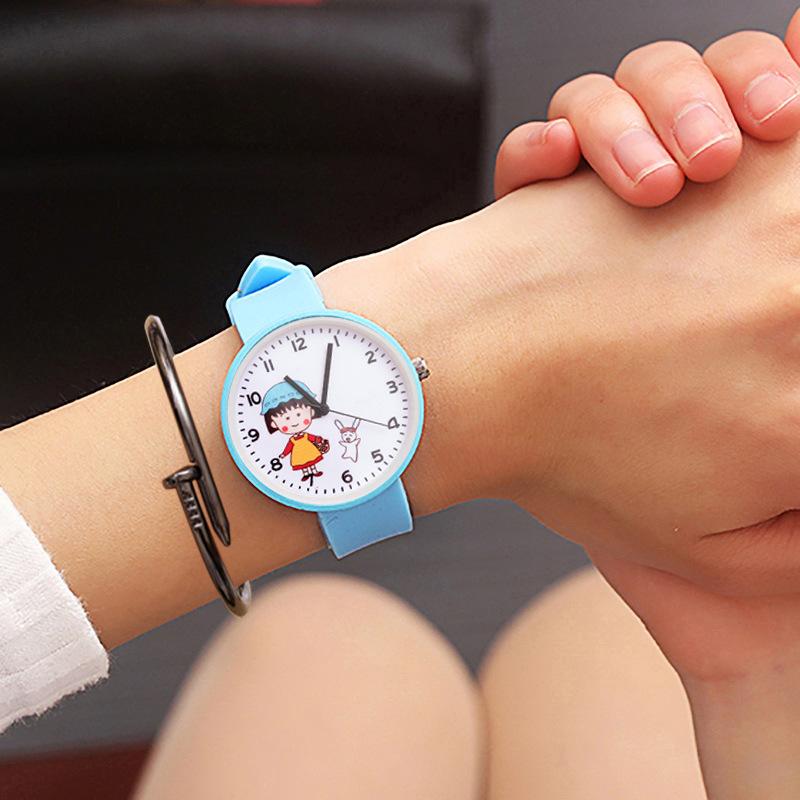 

Cartoon Elementary School Student Cute Junior High School Student Watch Male And Female Couple Boy Girl High School Student Child Small Fresh And небесно-голубой