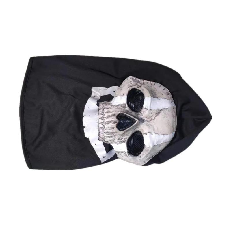 Masque Squelette Fantôme Call of Duty Warzone 2 Même Style que le Jeu Masque Effrayant Horreur pour Halloween Bal Masqué Événements Cosplay