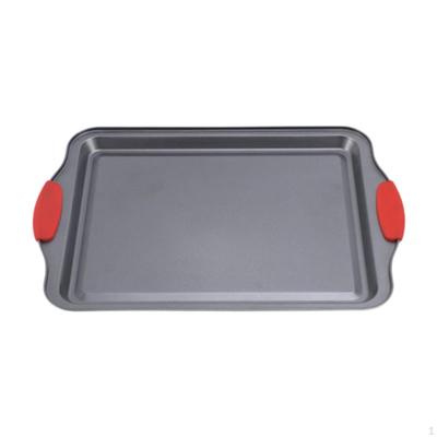 Baking Sheet Oven Tray Rectangle Versatile with Handle Cookie Pans Bakeware for Home Bread