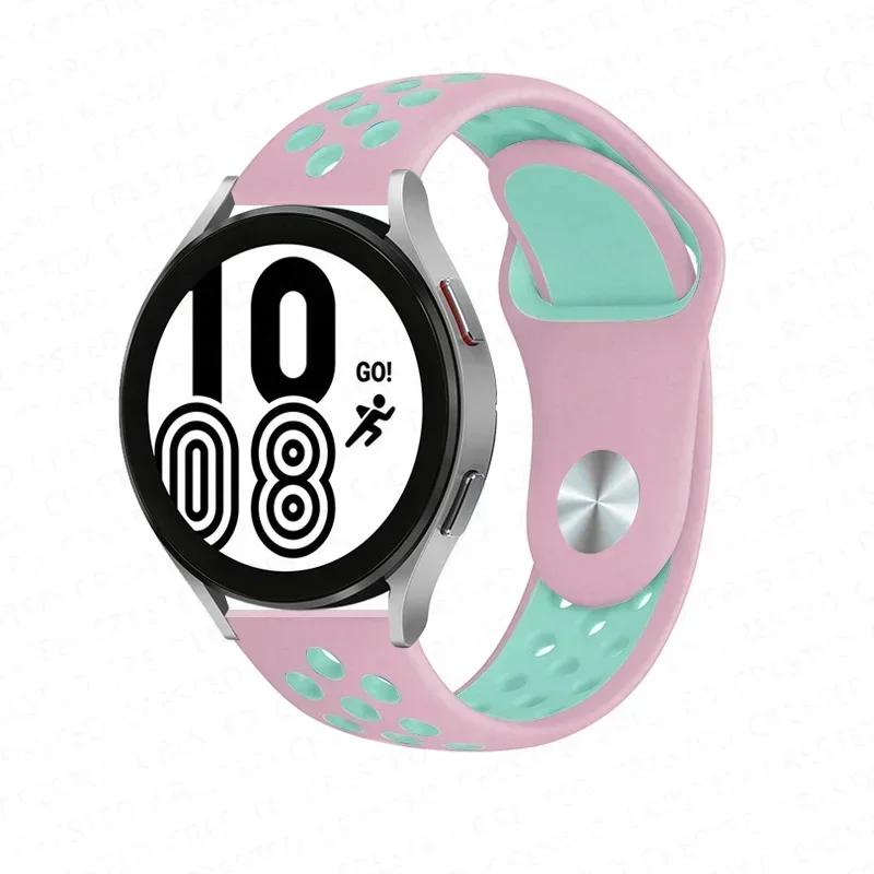 Classic 20mm 22mm Strap for Samsung Galaxy Watch 6 4 Classic 5 Pro 45mm 44mm 40mm 47mm 43mm Sport Silicone For Huawei 4 gt-2-3-Pro