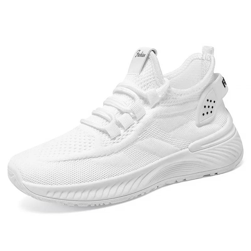 Fashion Women's New Spring and Autumn Fashion Casual Sports Single Shoe Wholesale Breathable Trend Mesh Fly-woven Sports Shoes