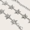 Metal Shiny Waist Chain With Star Pattern For Dresses And Skirts Wear Summer