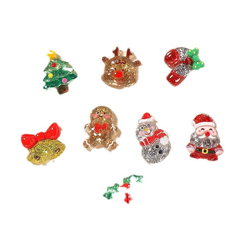 Cartoon Resin Accessories for DIY: Jewelry, Loose Powder, Christmas Glue, Hair Clips, Phone Cases, Shoe Buckles