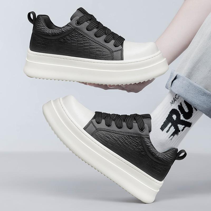 Genuine Leather Men Casual Shoes Classic Comfy Man Sneakers Fashion Vulcanize Shoe Leisure Male Walking Shoe Skateboard Footwear