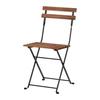 TARNO Folding Chair, Acacia Wood and Steel [IKEA] (00165128)