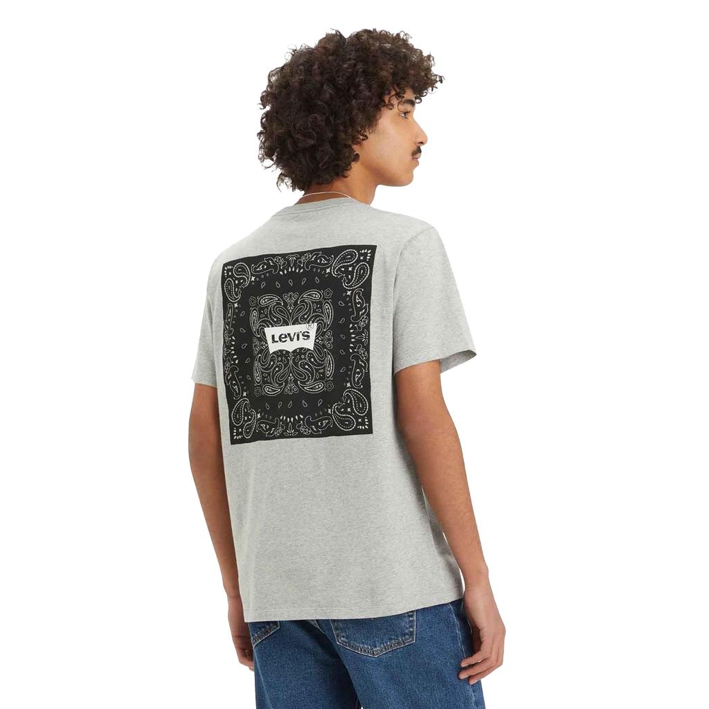 Levis Mens Classic Bandana Print T-Shirt