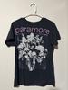 Camiseta Unisex Negra con Estampado Gráfico de la Banda Paramore, Cuello Redondo, Manga Corta