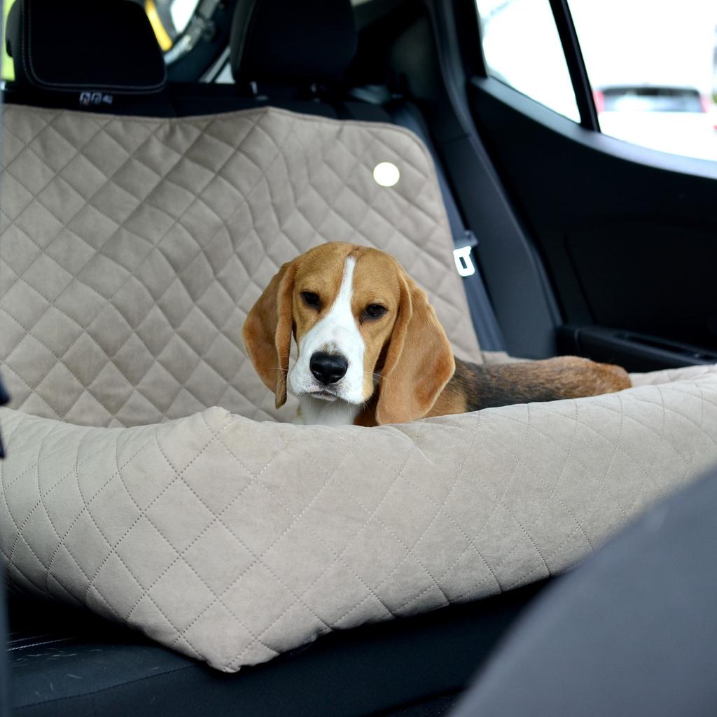 Large Dog Car Seat XL Beige