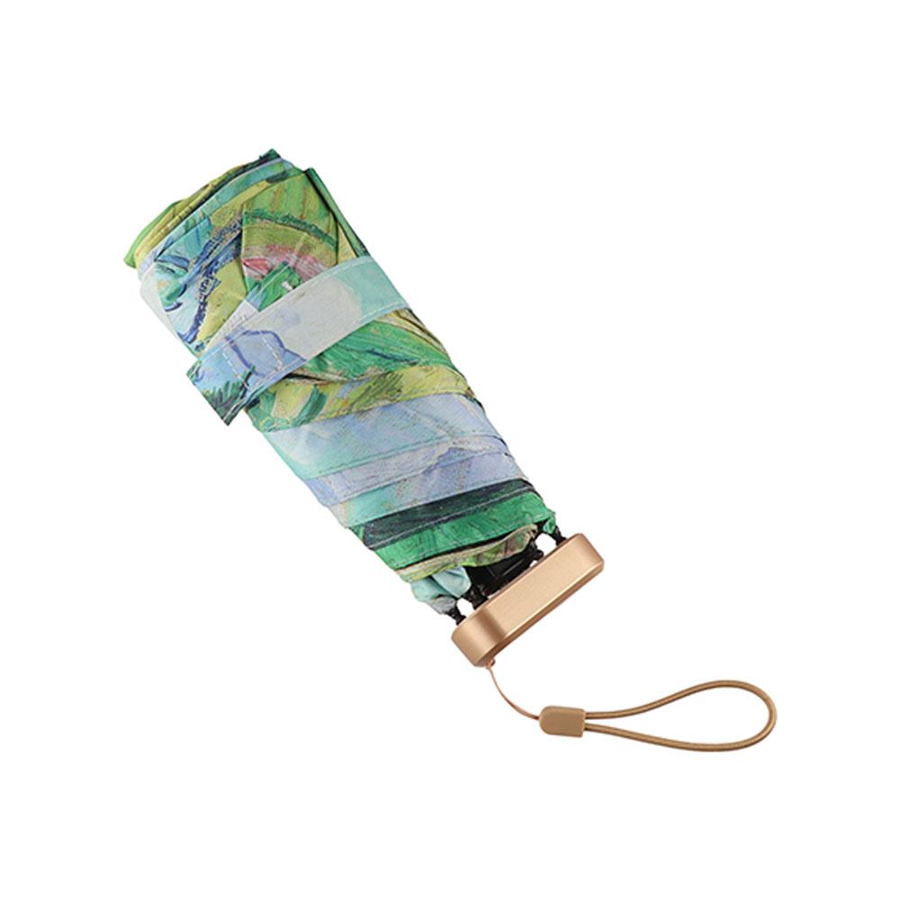 Mini Sun Umbrella Anti UV Pocket Sunshade Umbrella Easily Store 6-Folding Parasol Women Men