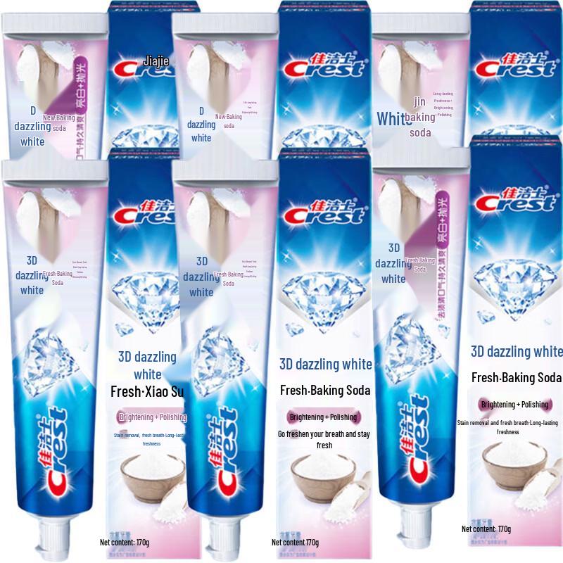Crest 3D White Baking Soda Toothpaste 170g Value Pack