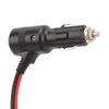 Hilitand Cigarette Lighter Socket, Male & Female with Switch, Cigarette Lighter, Power Plug, 15A Fuse, Power Socket, Extension Cord, /24V