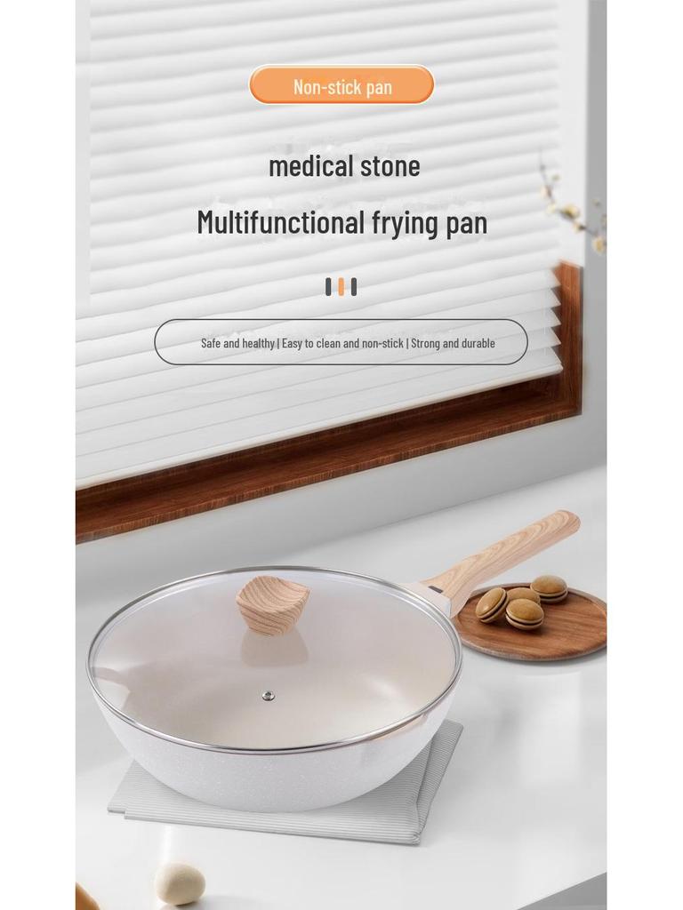 Antihaftbeschichtete Universal-Gasbratpfanne - Europäischer Stil, einfaches Haushaltsdesign