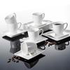 Malacasa Monica Series 18pcs Porcelain Coffee Set 6 Cups 6 Saucers 6 Dessert Plates