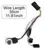 Tail Lamp Wiring Harness Kit, Rear Light Wiring Harness Socket, 55277415AA, 55277414AA, WJ20-0696WH Compatible with Dodge RAM 1500 2013-2022, Male