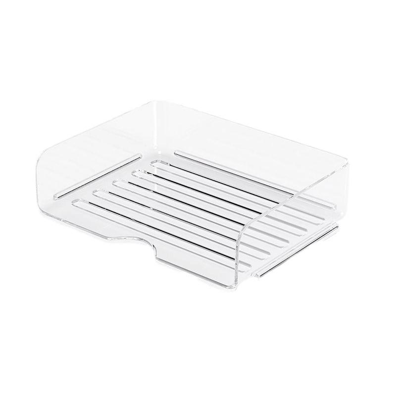 Office Desktop A4 Storage Box for Stationery and Documents, Multi-level Storage Rack for Office Files, Document Storage Stand
