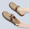 Half Slippers Casual Style Korean Version Lazy Single Shoes Bag Head Wear a Pedal Thick Bottom Gas