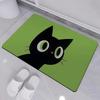 ANIME L-Little Kitty Big City Floor Mat Absorbent Floor Mat Non-Slip Entrance Rug for Bathrooms Restrooms and Toilets