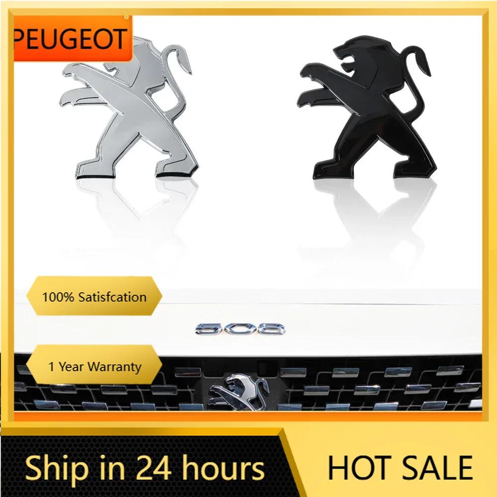 Samolepka na auto 2025 Horký znak na přední mřížku auta Zadní víko kufru Dekorativní samolepka pro Peugeot 206 207 208 306 308 406 407 408 107
