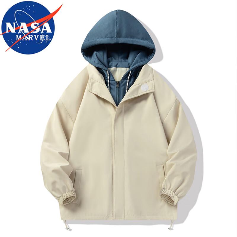 NASA MARVEL Men's Hooded Casual Jacket