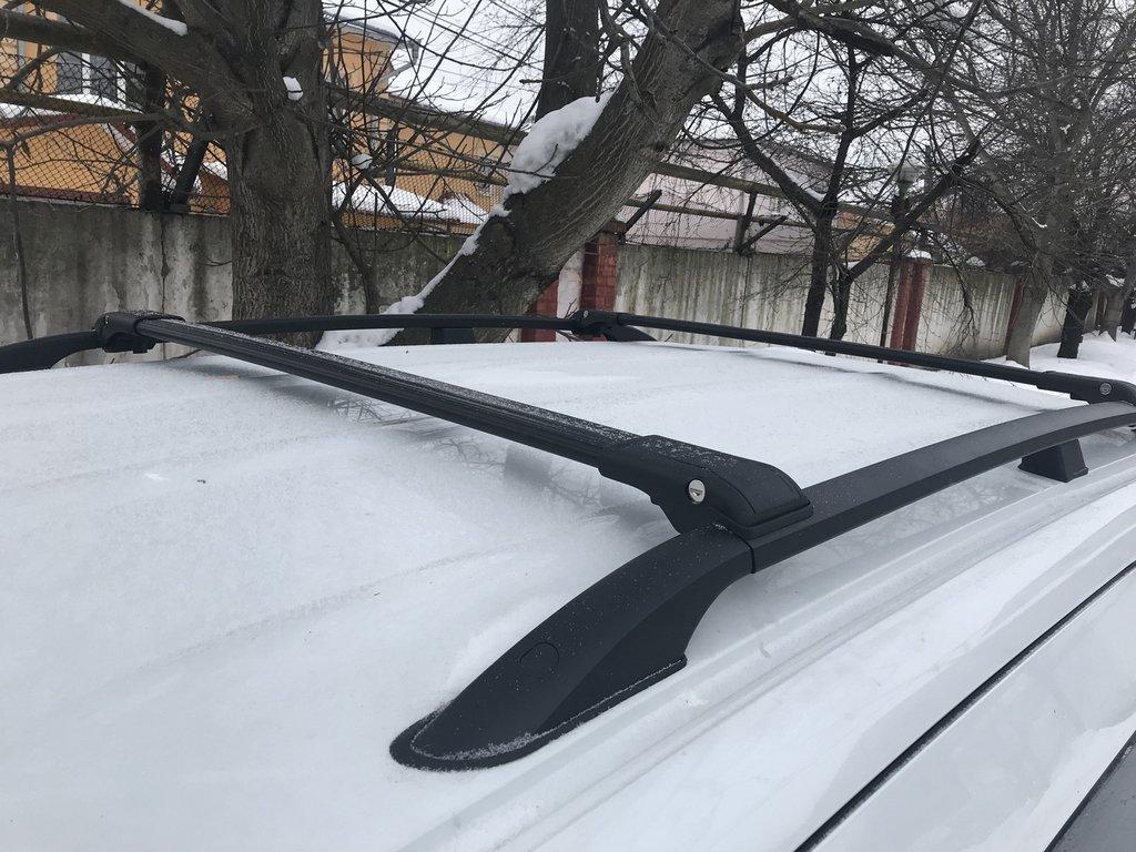 Stürze für Dachreling WingBar (2 Stück) Grau für Renault Kangoo 2008–2020