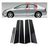 Para Honda Civic Pegatina de Coche Pilares Cubiertas de Molduras de Puerta Accesorios Decorativos 2006 2007 2008 2009 2010 2011