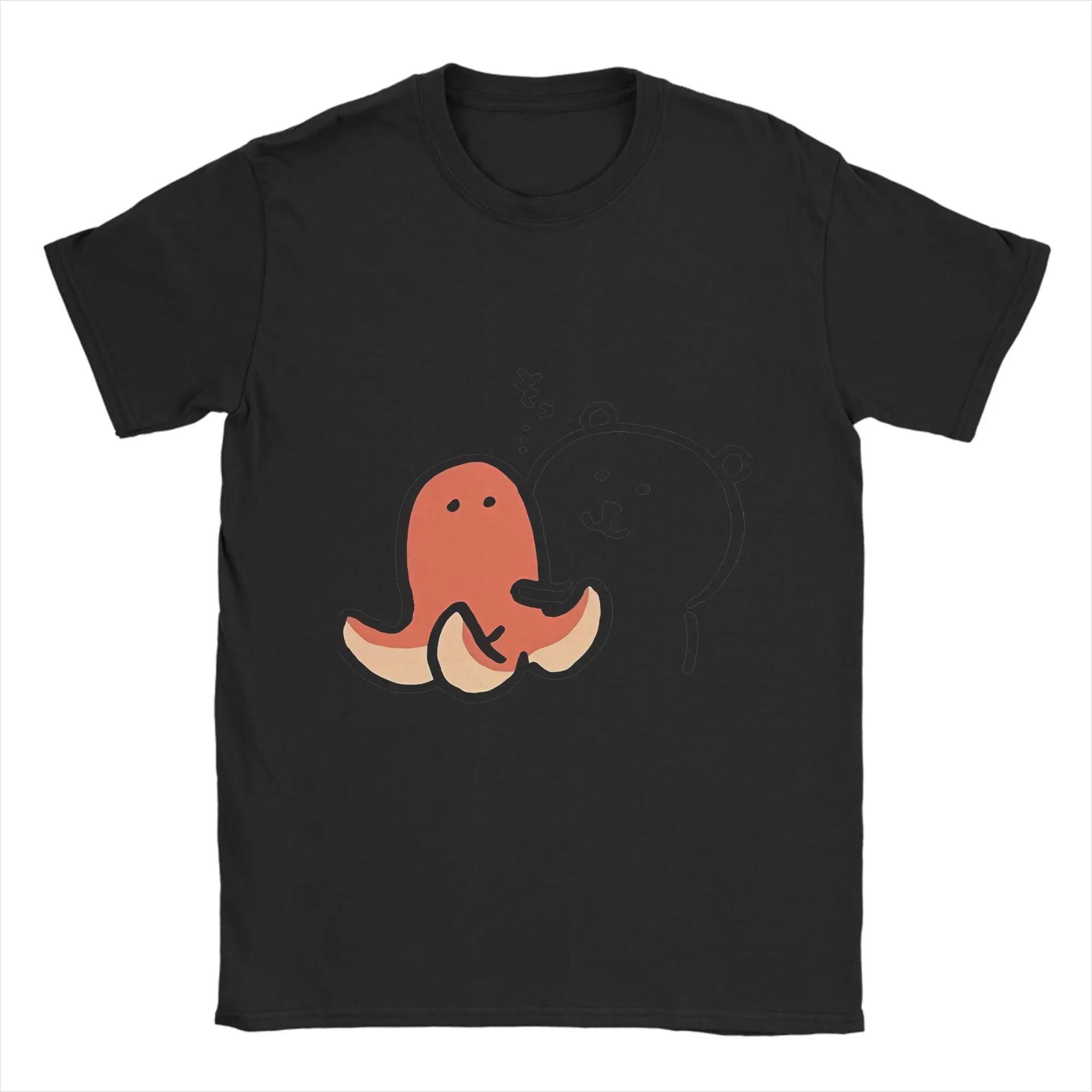 

Joke Bear Print T Shirt for Women Summer Vintage T Shirts O Neck Hip Hop Tee Shirt Women Clothing XXL чорний