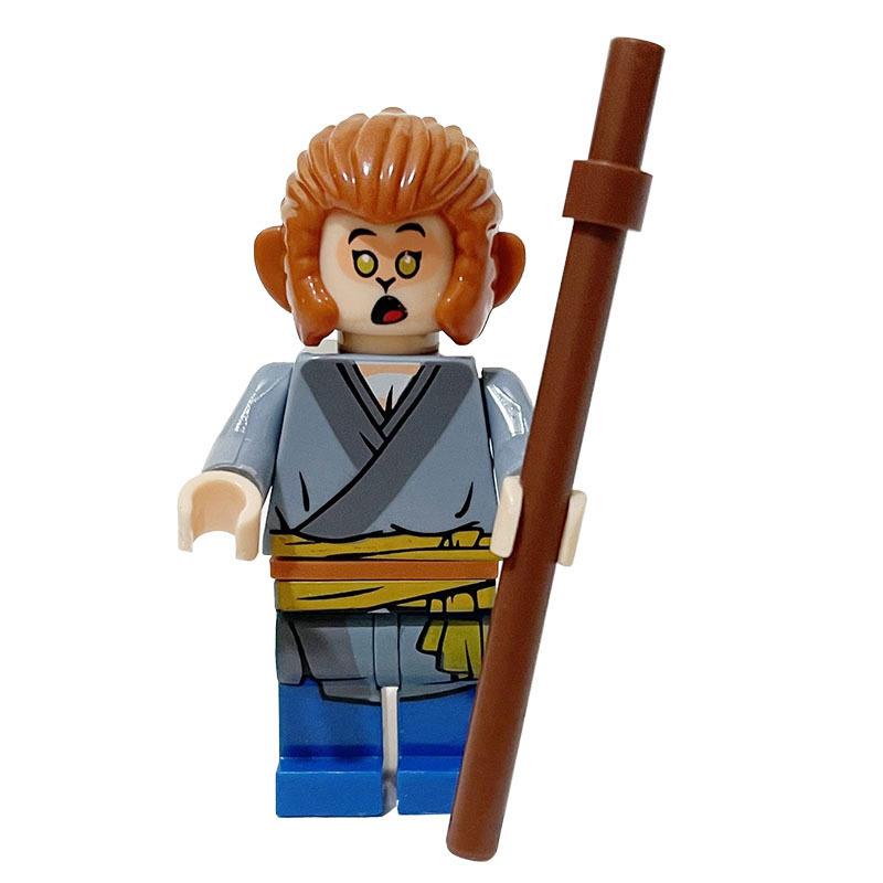Ninja Warrior Superhero Doll With Weapon Single Building Block Assembly Toy